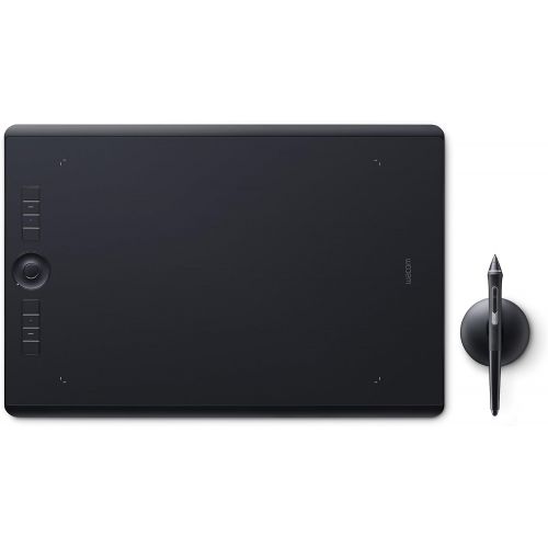  [아마존베스트]Wacom Intuos Pro Medium Bluetooth Graphic Tablet - Popular format for digital drawing and photo retouching with extra high pressure sensitivity and customizable command keys