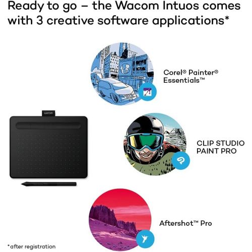  [아마존베스트]Wacom Intuos Pen Tablet Compatible with Windows and Mac