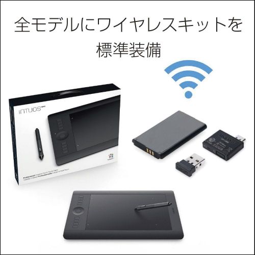  Wacom Intuos Pro Pen and Touch Tablet, Medium (PTH-651K1) (International Version)