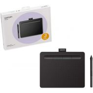 Wacom Intuos Wireless Graphic Tablet with 3 Bonus Software Included, 7.9 x 6.3, Black (CTL4100WLK0)