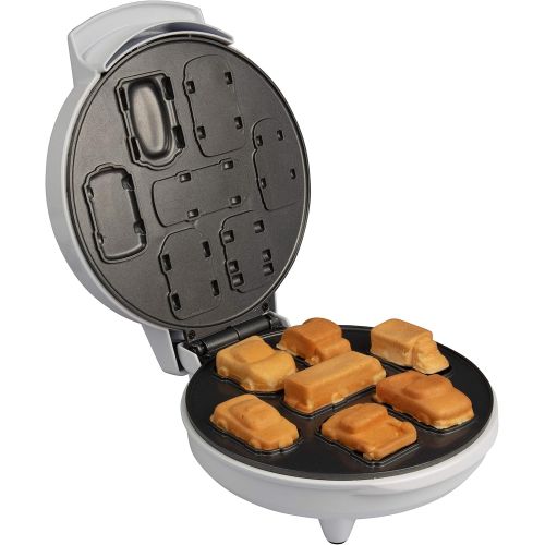  Car Mini Waffle Maker - Make 7 Fun, Different Race Cars, Trucks, and Automobile Vehicle Shaped Pancakes - Electric Non-Stick Pan Cake Kids Waffler Iron: Kitchen & Dining