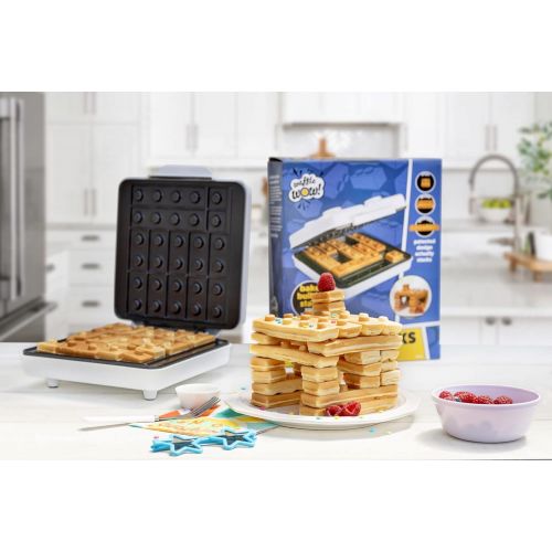  [아마존베스트]CucinaPro Building Brick Electric Waffle Maker- Cooks Fun, Buildable Waffles in Minutes - Revolutionize Breakfast - As seen on Kickstarter