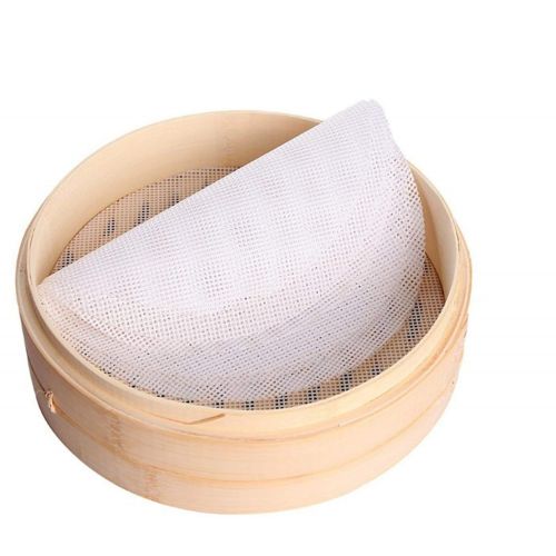  Waflo-Moon Baking-mats Dumplings Mat Steamer Paper Steamer Non Stick Pads Buns Baking Pastry Cooking Accessories,Diameter 100Cm