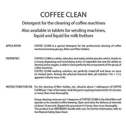  Unbekannt Coffee Clean - Kaffeemaschinenreiniger Espressomaschinenreiniger Kaffeefettloeser Reiniger fuer Kaffeemaschinen / Espressomaschinen (z.B. Rancilio)