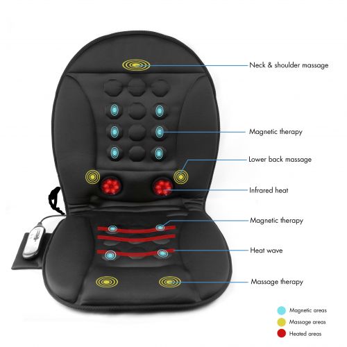  Wagan Infra-Heat 12V Massage Cushion