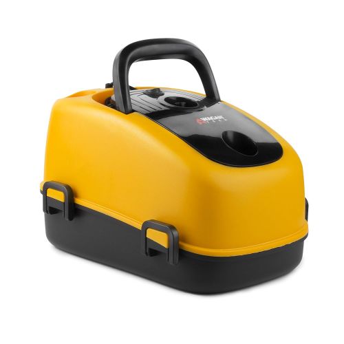  Wagan Yellow, Black EL7205 12V Wet/Dry Auto Vacuum Cleaner for Vehicles with 40-inch Flexible Hose and 3 Nozzles, Inflate Function for Pool Toys, Air Mattress