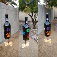 WaggyPawChimes Dog memorial wind chime, Pet loss gift, Personalized windchimes, Rainbow bridge gifts, Dog remembrance, In memory of a dog, Loving paws