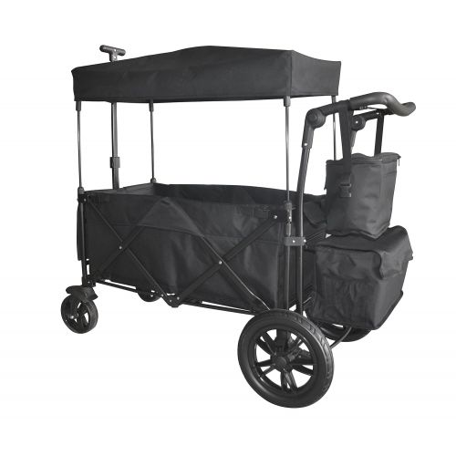  Wagon Buddy BLACK PUSH AND PULL HANDLEFOOT BRAKE FOLDING WAGON BABY STROLLER UTILITY CARTFREE CARRYING BAG