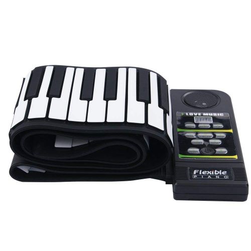  Wagsuyun Roll up Piano Hand Roll Piano 88 Key Thickened with Horn Keyboard Portable Piano Electronic Piano Keyboard for Beginners and Kids