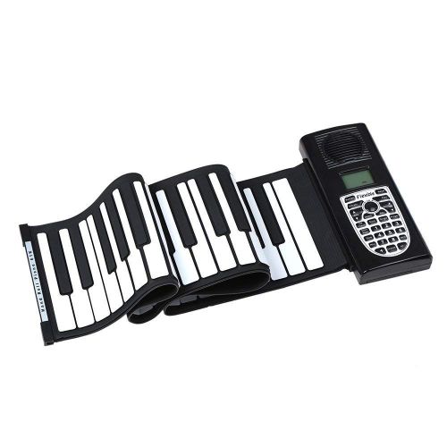  Wagsuyun Roll up Piano Foldable 61 Keys Flexible Soft Electric Digital Roll Up Keyboard Piano Electronic Piano Keyboard for Beginners and Kids