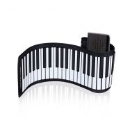 Wagsuyun Roll up Piano Hand Roll Piano Portable 88 Key Professional Thickening Keyboard Beginner Keyboard Adult Electric Piano Electronic Piano Keyboard for Beginners and Kids