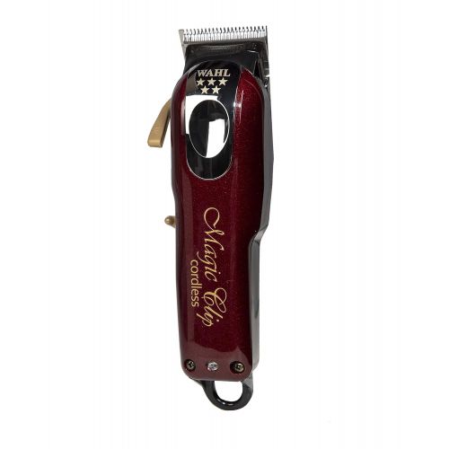  Wahl Professional 5-Star Cord/Cordless Magic Clip #8148 - Great for Barbers & Stylists - Precision Cordless Fade Clipper Loaded with Features - 90+ Minute Run Time