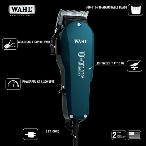  Wahl Professional Animal U-Clip Pet Clipper Trimmer Grooming Kit for Dogs Cats and Pets Hair Fur #9484-400