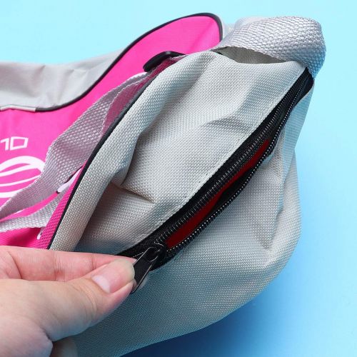  Wakauto Roller Skate Bag with Adjustable Shoulder Strap Oxford Cloth Bag, Inline and Ice Skate Bag Fit for Skating Shoes Quad Skates