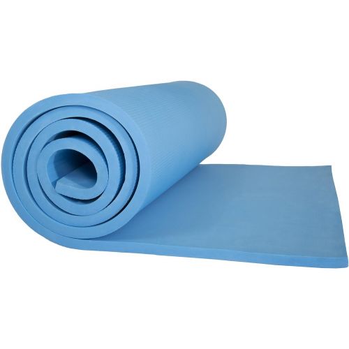  Extra Thick Yoga Mat Collection Non Slip Comfort Foam, Durable Exercise Mat For Fitness, Pilates and Workout With Carrying Strap By Wakeman Fitness