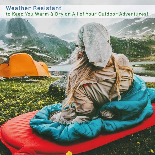  Sleeping Bag Collection ? 32F Rated XL 3 Season Envelope Style with Hood for Outdoor Camping, Backpacking and Hiking with Carry Bag by Wakeman Outdoors