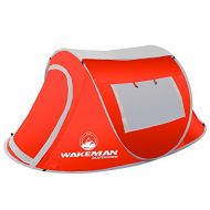6-Person Tent, Water Resistant Dome Tent for Camping with Removable Rain Fly and Carry Bag, Rebel Bay 6 Person Tent by Wakeman Outdoors