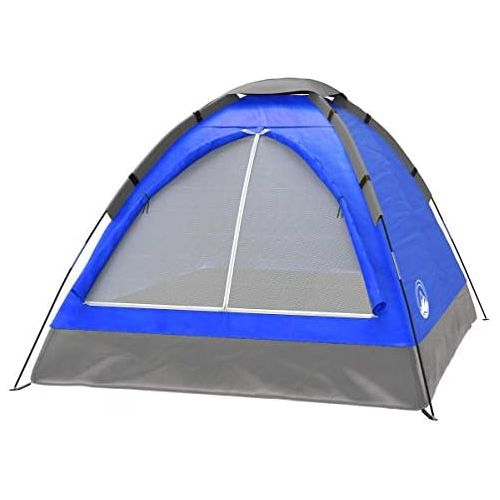  2-Person Dome Tent- Rain Fly & Carry Bag- Easy Set Up-Great for Camping, Backpacking, Hiking & Outdoor Music Festivals by Wakeman Outdoors