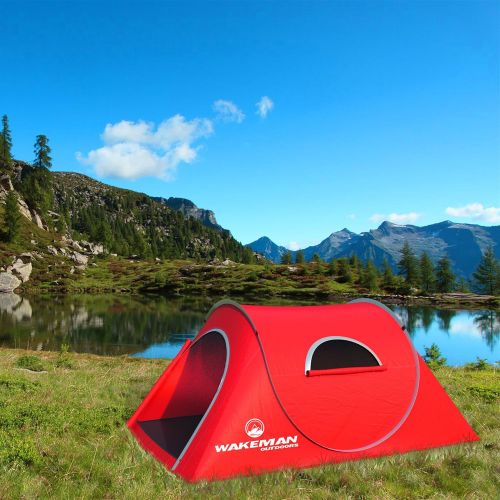  Wakeman Outdoors Wakeman Pop-Up Tent 2 Person Water Resistant