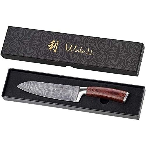  [아마존베스트]Santoku Wakoli Edib Damascus Knife