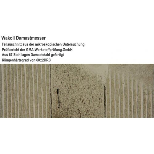  [아마존베스트]Wakoli 3er Damastmesser-Set mit Holzbox - Klingenlangen von 8,50 cm bis 17,00 cm VG-10, sehr hochwertiges Damast Kuechenmesserset, japanische Damaszener Kochmesser mit Pakkaholzgrif