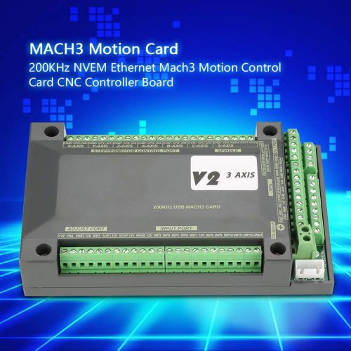  Wal front 3 Axis 4 Axis CNC Controller Board 200KHz USB MACH3 Motion Control Card Breakout Interface Board(3 Axis)