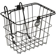 Wald 114 Compact Front Quick Release Bicycle Basket (11.75 x 8 x 9, Black)