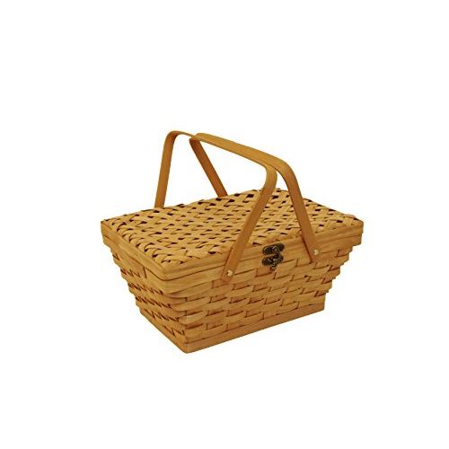  Wald Imports Brown Woodchip 14 Picnic Basket