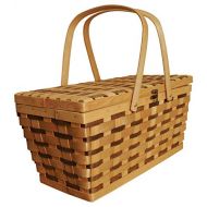 Wald Imports Tuscana Woodchip Picnic Basket