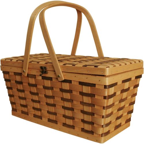  Wald Imports Tuscana Woodchip Picnic Basket
