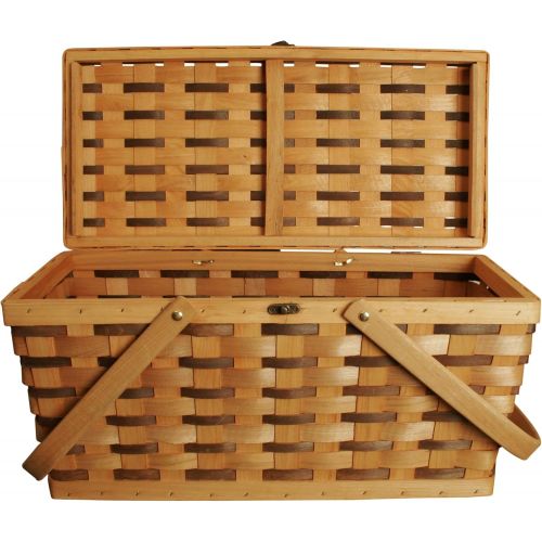  Wald Imports Tuscana Woodchip Picnic Basket