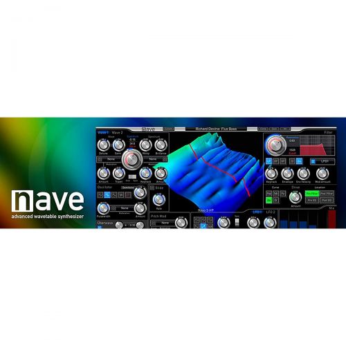  Waldorf},description:The Nave sound engine includes two novel wavetable oscillators with sonic possibilities way beyond the scope of conventional wavetable synthesis. While the spe