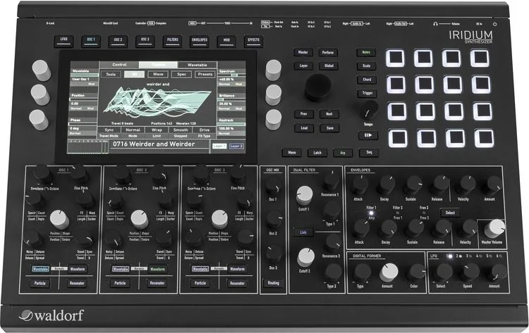  Waldorf Iridium Digital Polyphonic Desktop Synthesizer