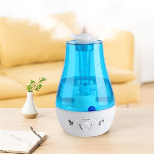  WALFRONT Ultrasonic Humidifier Diffuser 3L Oil Diffuser LED Light Home Office Room Mist Maker Air Purifier(US Plug)