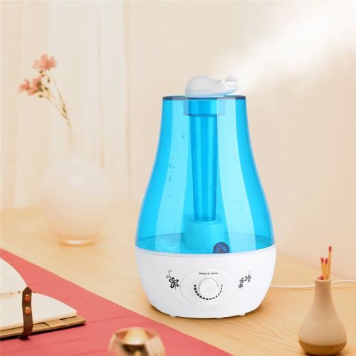  WALFRONT Ultrasonic Humidifier Diffuser 3L Oil Diffuser LED Light Home Office Room Mist Maker Air Purifier(US Plug)