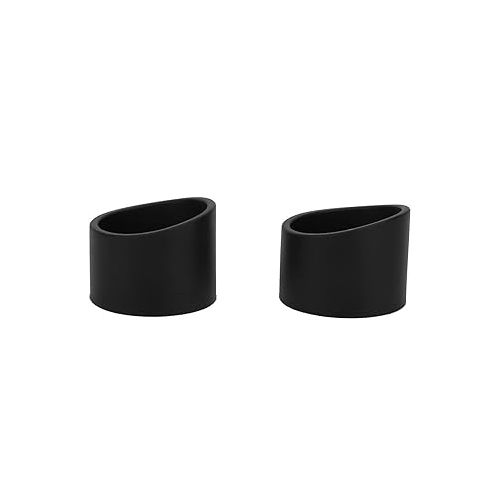  2PCS Eyepiece Cover Eyepiece Binocular Eye Cups Replacement Soft Rubber 36mm Diameter Stereo Microscope Accessory for Stereo Microscope(Flat Angle) (KP-H1 Bevel)