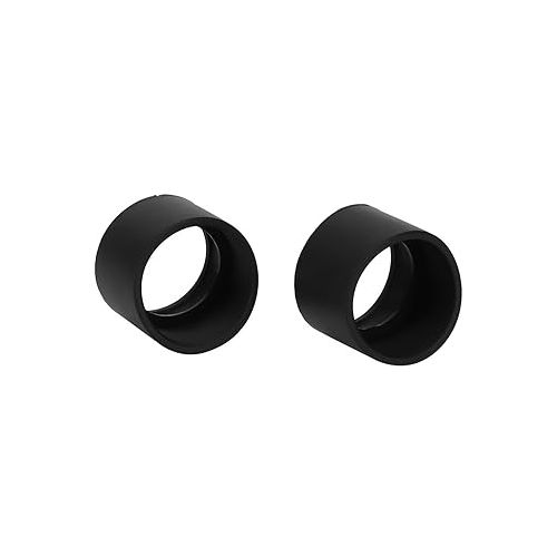  2PCS Eyepiece Cover Eyepiece Binocular Eye Cups Replacement Soft Rubber 36mm Diameter Stereo Microscope Accessory for Stereo Microscope(Flat Angle) (KP-H1 Bevel)