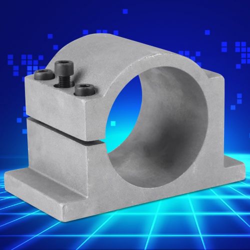  Walfront CNC-Frase Spindelaufnahme Spindelhalter, 80 / 100mm Spindel Motor Halterung Aluminium Montage Spindel Clamp Halterung, Spindel Werkzeugsatz fuer 3D Druck CNC Gravur Millng Maschine(