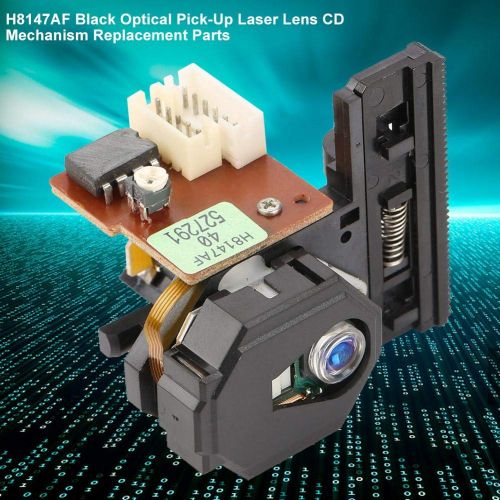  [아마존베스트]Wal front Optical Laser Lens, H8147AF Pick-Up Laser Lens Black CD Mechanism Replacement Parts, Pickup Laser Lens