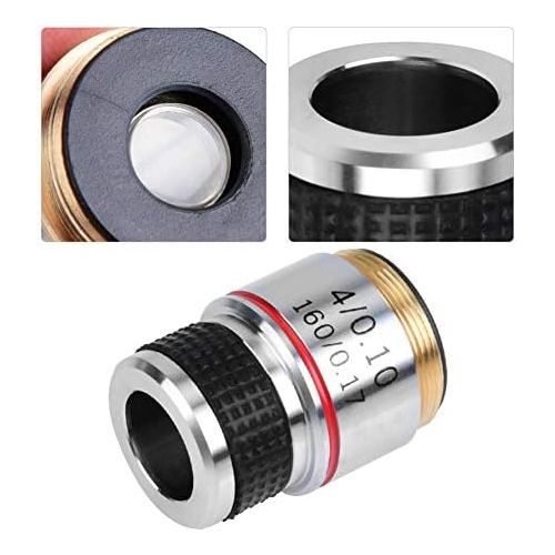  [아마존베스트]Wal front 4X 185 Biological Microscope Achromatic Lens 160/0.17 For Metallurgical Microscope Achromatic Lens Parts For Optical Instruments Conversion Lens