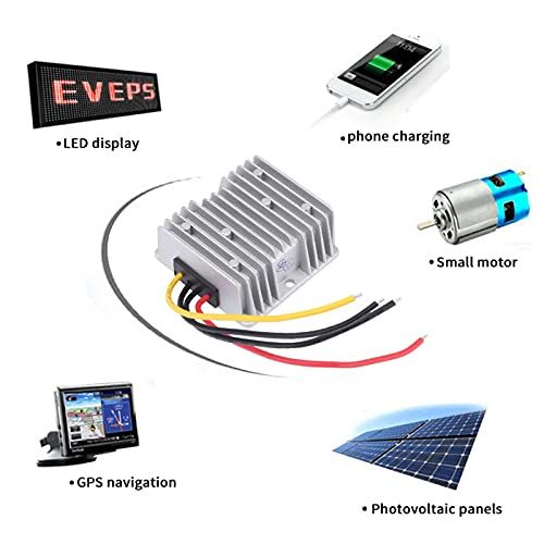  [아마존베스트]-Service-Informationen Walfront DC8V ~ 40V to 12V 6A 72W Auto Step Up/Down Converter Boost/Buck Voltage Regulator Module