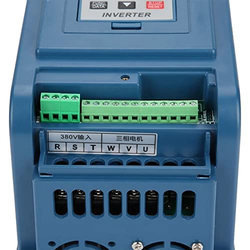  [아마존베스트]-Service-Informationen VFD 3 Phase Speed Controller Inverter Motor AC 380V 1.5kW 4A Frequency Inverter