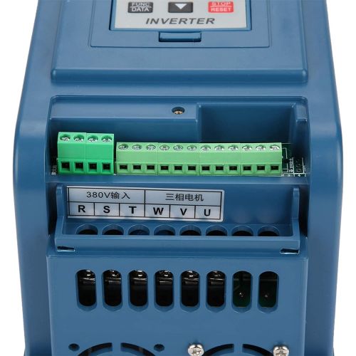  [아마존베스트]-Service-Informationen VFD 3 Phase Speed Controller Inverter Motor AC 380V 1.5kW 4A Frequency Inverter