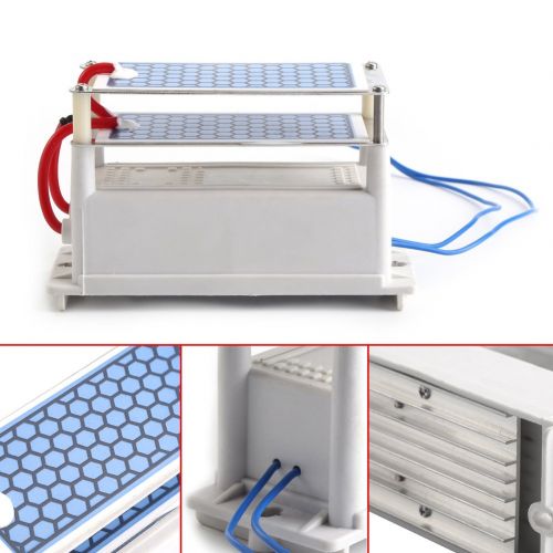  Walfront Portable Ozone Generator Air Purifier Sterilizer 10g H AC 110V Ozone Ceramic Plate