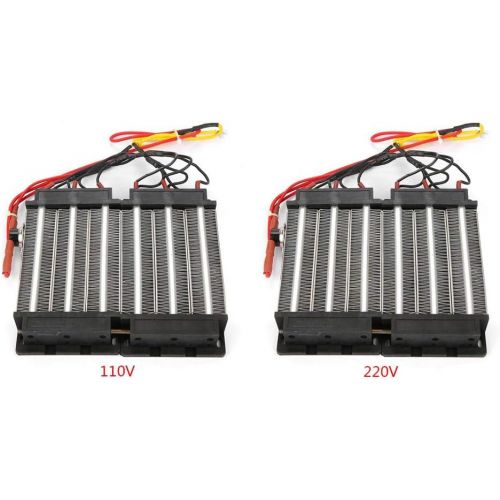  Walfront PTC Ceramic Air Heater 1500W Insulated PTC Ceramic Air Heater PTC Heating Element DIY Heating Tools (110V)