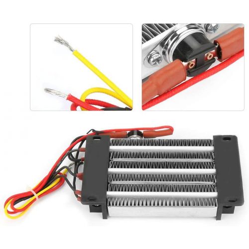  Walfront 110V 750W PTC Ceramic Air Heater Surface Insulated Energy Saving Constant Temperature PTC Heating Element Small Space Car Fan Heating