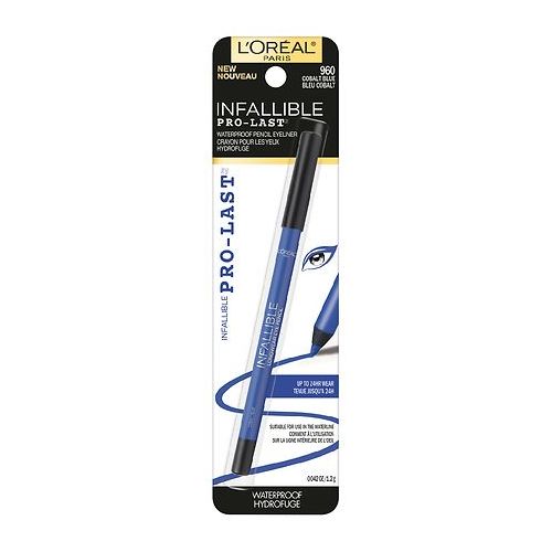 월그린 Walgreens LOreal Paris Infallible Pro-Last Waterproof Pencil Eyeliner,960 Cobalt Blue