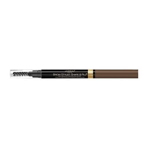 월그린 Walgreens LOreal Paris Brow Stylist Shape & Fill Mechanical Eye Brow Makeup Pencil,410 Brunette