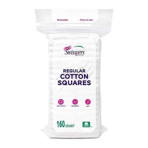 월그린 Walgreens Swisspers 100% Cotton Squares