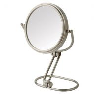 Walgreens Jerdon Folding Travel Mirror, 15X Magnification, 3-Inch Diameter Nickle Finish